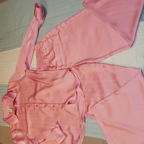 Rachel Zoe pink satin pants suit - Picture 3 of 9